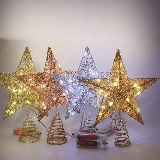 LED Christmas Tree Top Decoration Lighting Props