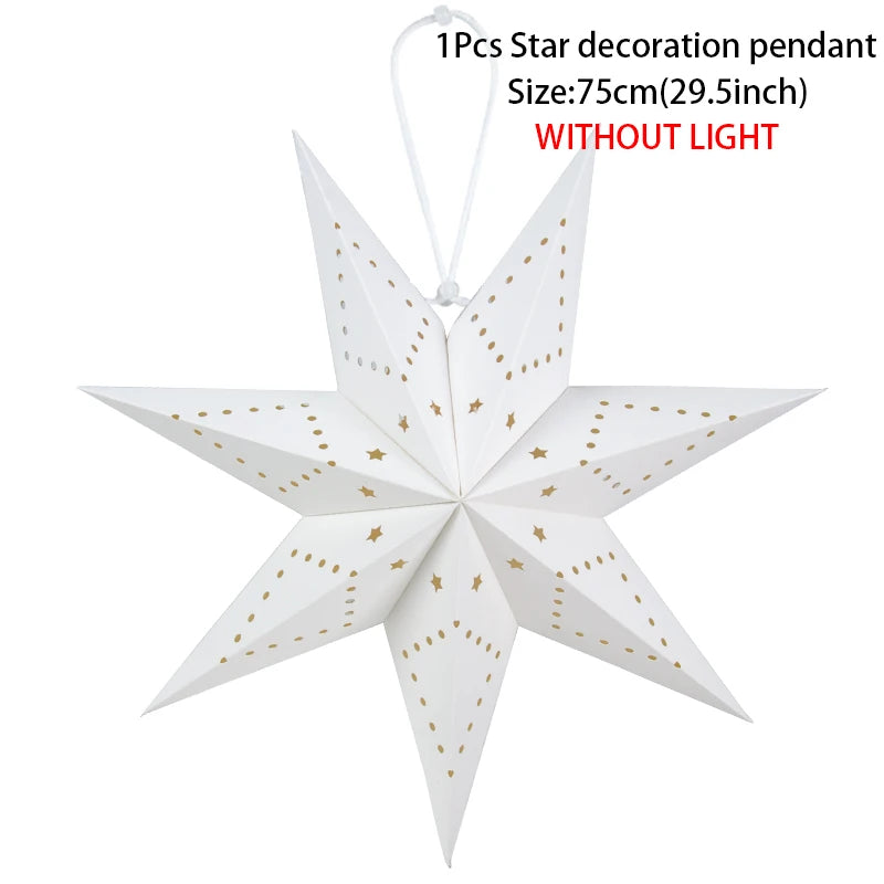 Hollow Out Star Hanging Pendant