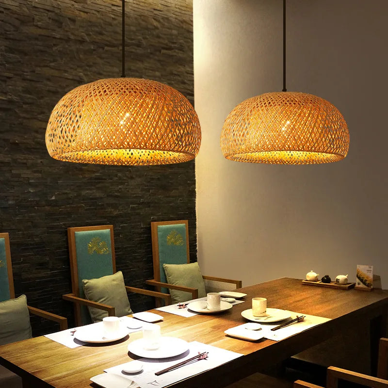 Bamboo Ceiling Pendant Lamp